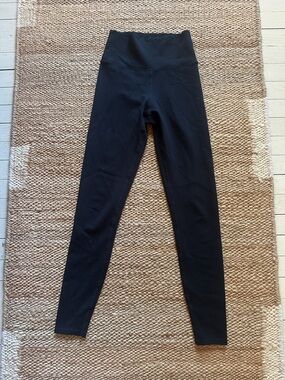 High-Waist Black Textured Leggings by Beach Riot